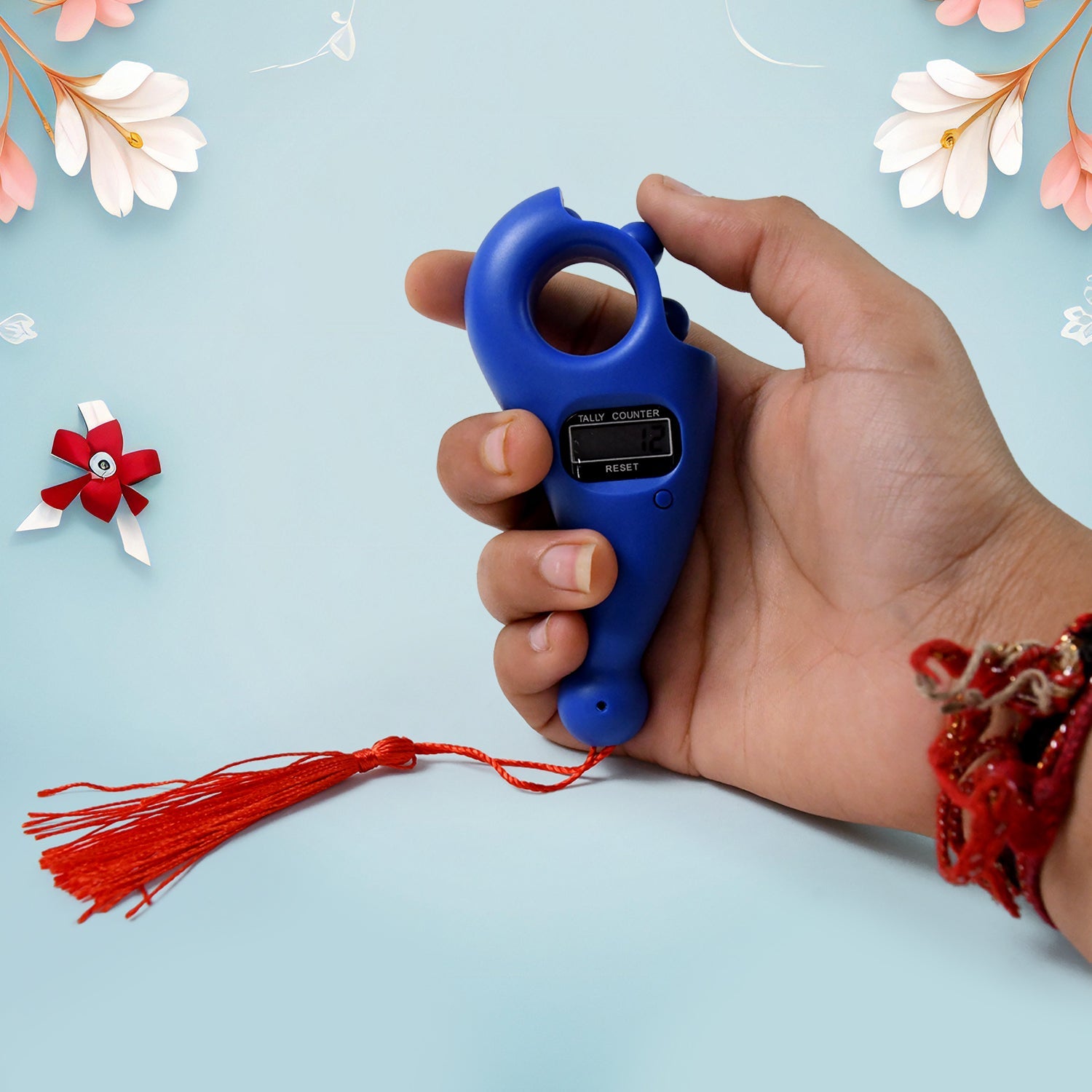 Digital Tasbih Tally Counter – Plastic Beads for Zikr/Naam Jaap Digital Tasbih Tally Counter – Plastic Beads for Zikr/Naam Jaap